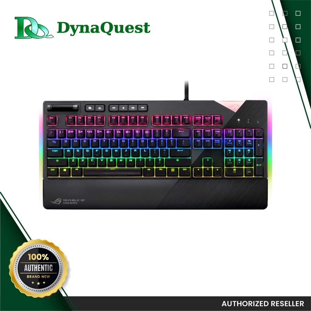 Asus ROG Strix Flare Mechanical Keyboard (Mx Blue) Shopee Philippines