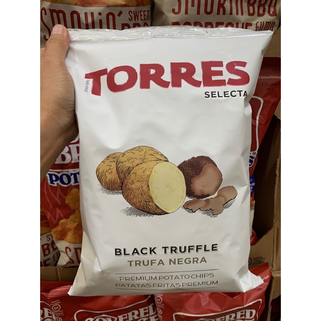 TORRES BLACK TRUFFLE POTATO CHIPS 125G Shopee Philippines
