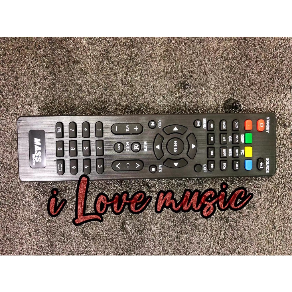 Mass Led TV Remote for 17/19/22/32 inches size tv | Shopee Philippines