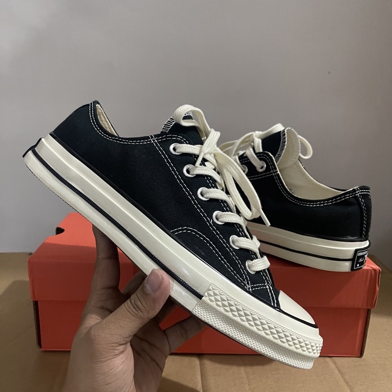 Converse Chuck 70 s Low Black men and women size Shopee Philippines