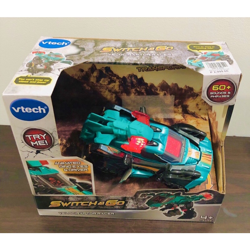 Vtech Switch & Go Velociraptor Racer | Shopee Philippines