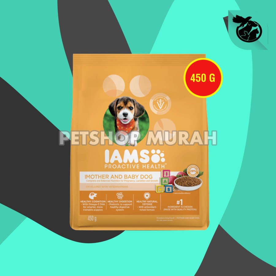 Iams Mother And Baby Dog Food puppy Parent Food 450 Grams Shopee