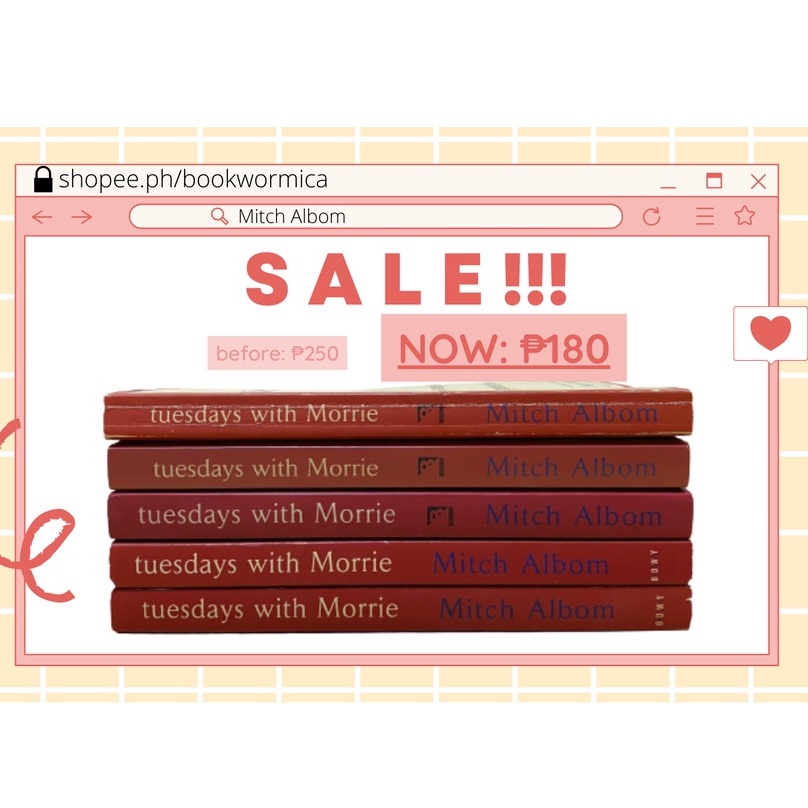 Tuesdays with Morrie by Mitch Albom | Shopee Philippines