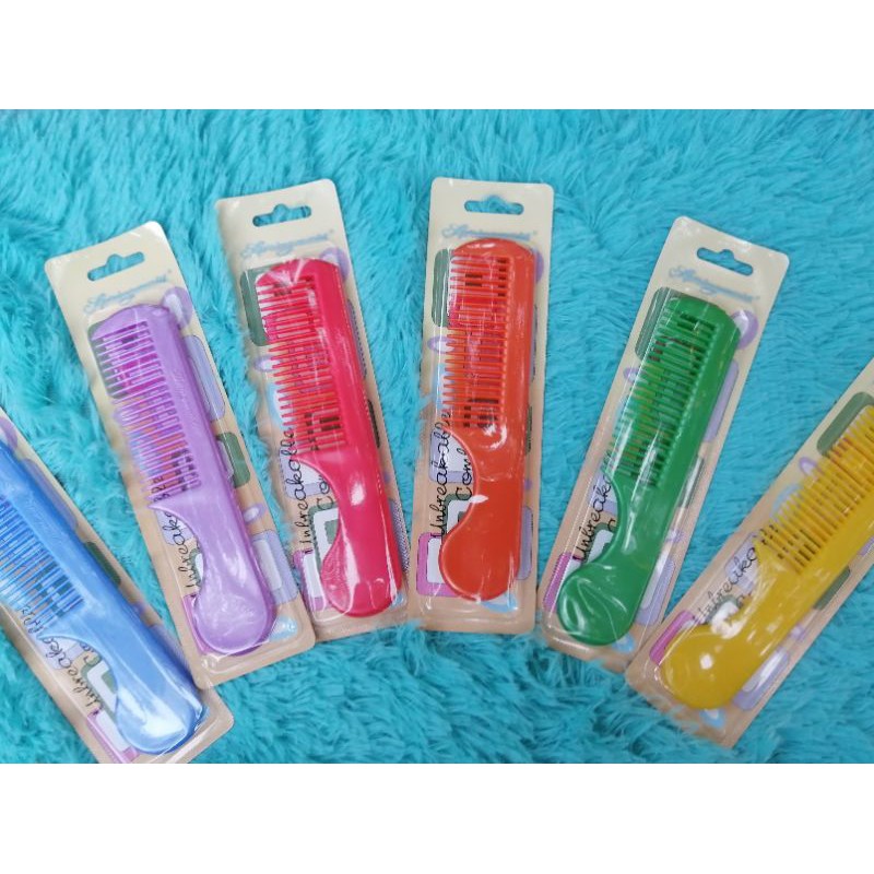 UNBREAKABLE HAIR COMB FOR KIDS #30 suklay pambata plastic toothed combs ...