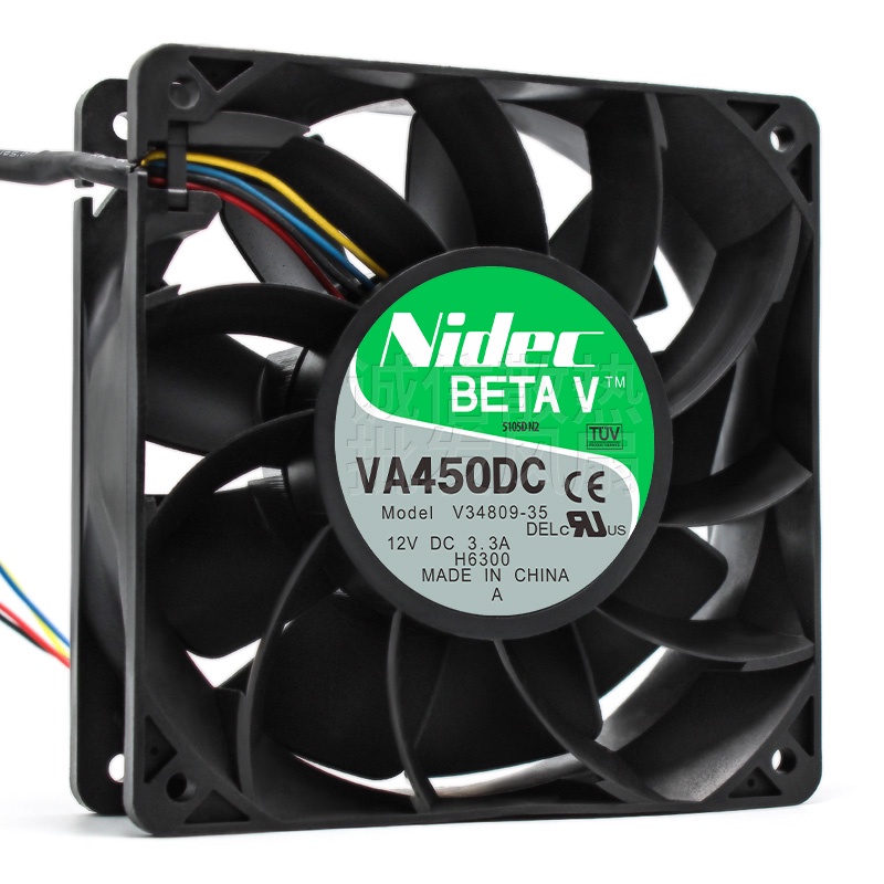 Nidec Radiator VA450DC V3480990 High Air Volume 12v3.3 A12cm12038