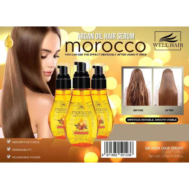 Well Hair Moroccan Argan Oil Hair Serum 120ml Shopee Philippines 6986