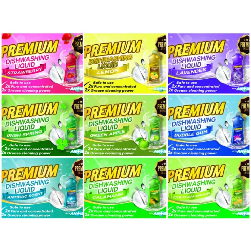 STICKER LABEL for premium dishwashing liquid Shopee Philippines