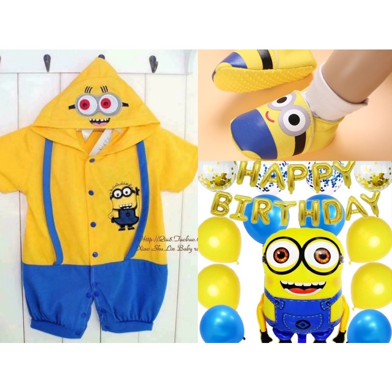 Minions outfit outlet for baby boy