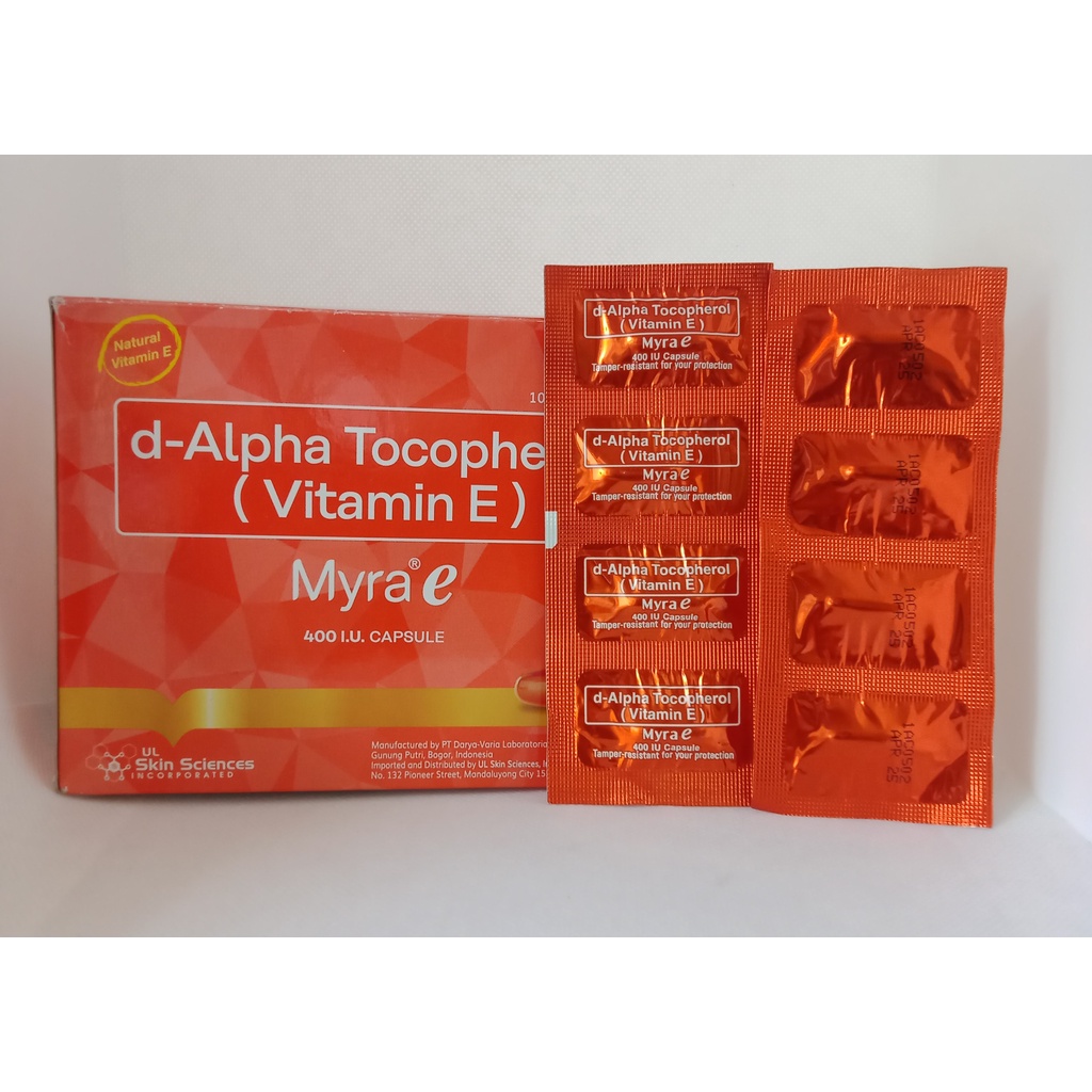 MYRA E 400 IU SOFT GEL CAPSULE 4's Shopee Philippines
