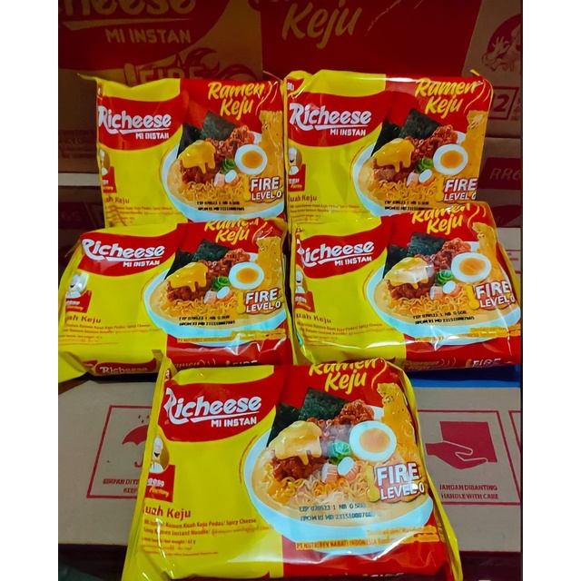 Richese Cheese Ramen | Richese Instant Noodles | Richeese Viral Fried ...