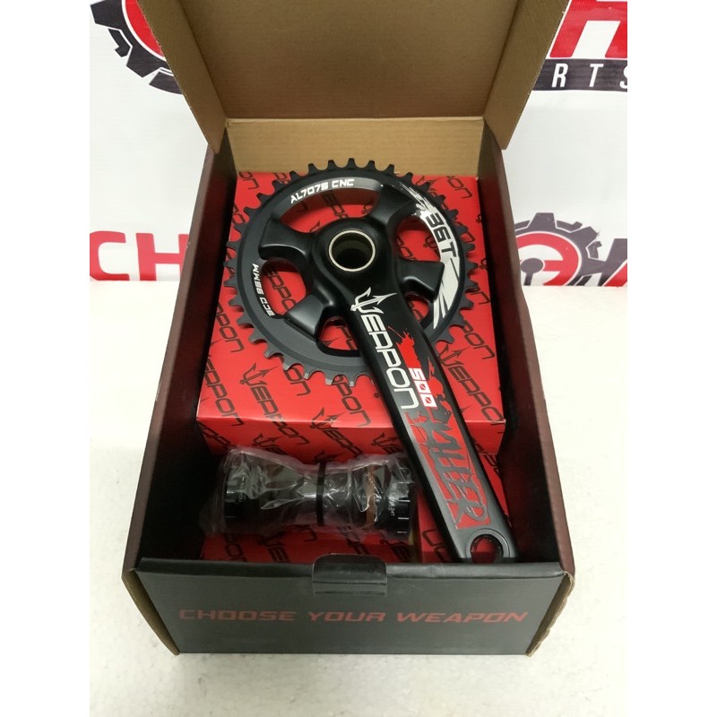 Crankset Weapon Hollowtech Fever Killer Storm Hammer Beast Shopee
