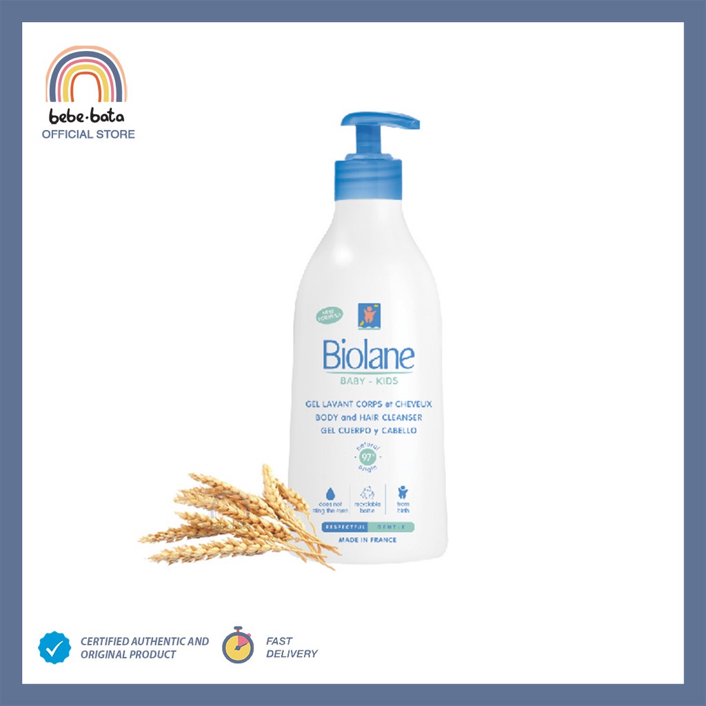 Biolane 2in1 Hair and Body Cleansing Gel (350ml)