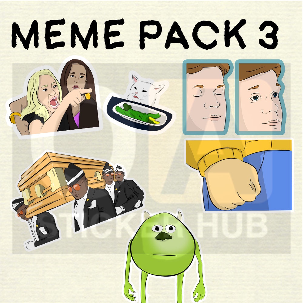 MEME STICKER PACK BATCH 3 | Shopee Philippines