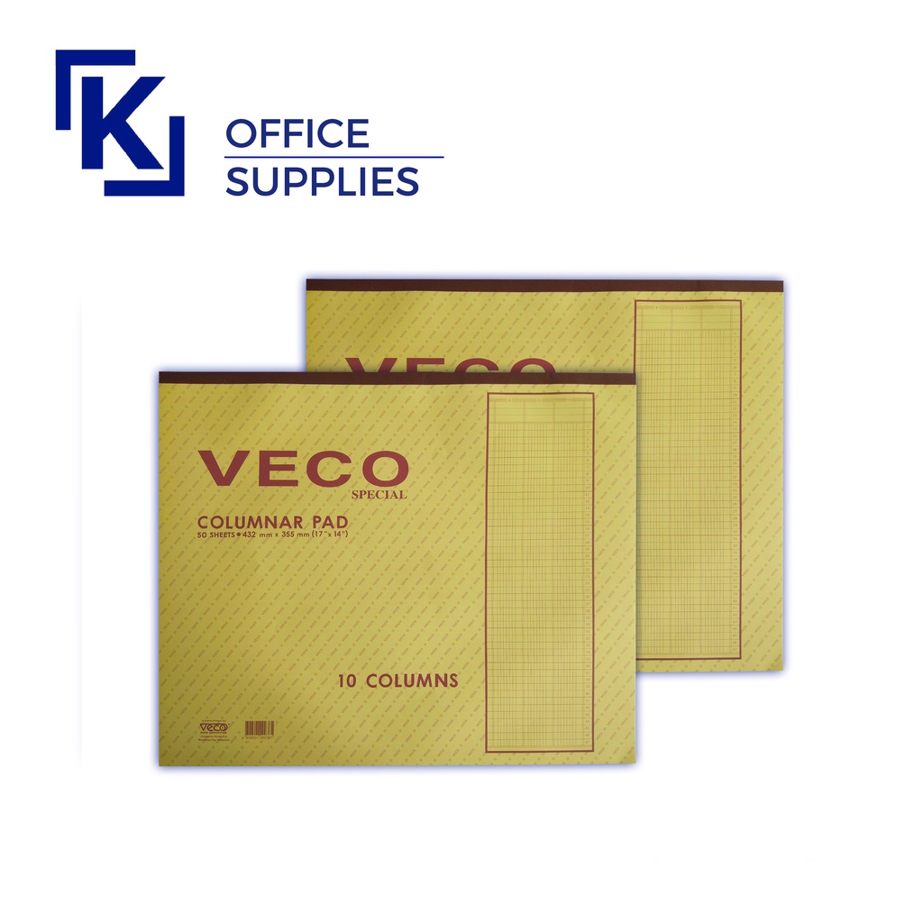 Columnar Pad 10 / 12 /14 /16 Columns (14" x 17") Shopee Philippines