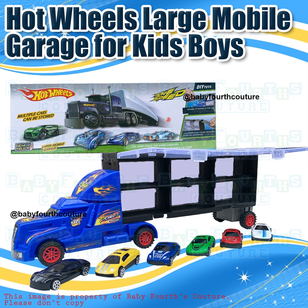 COD Super Racing Hot Wheels Cargo Truck Character Garage Parking