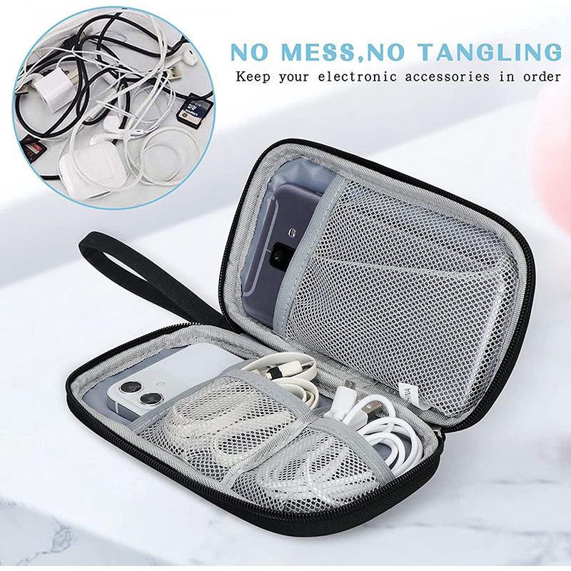 ☃Electronic Organizer Small Travel Cable Organizer Bag, Digital Gadget