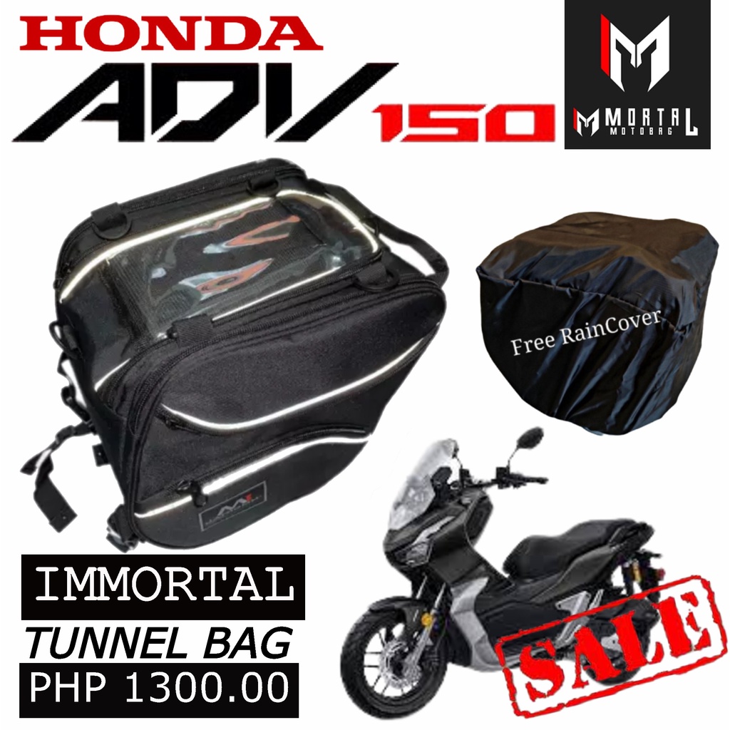 HONDA ADV 150 Center / Tunnel Bag Front Compartment Immortal Motobag ...