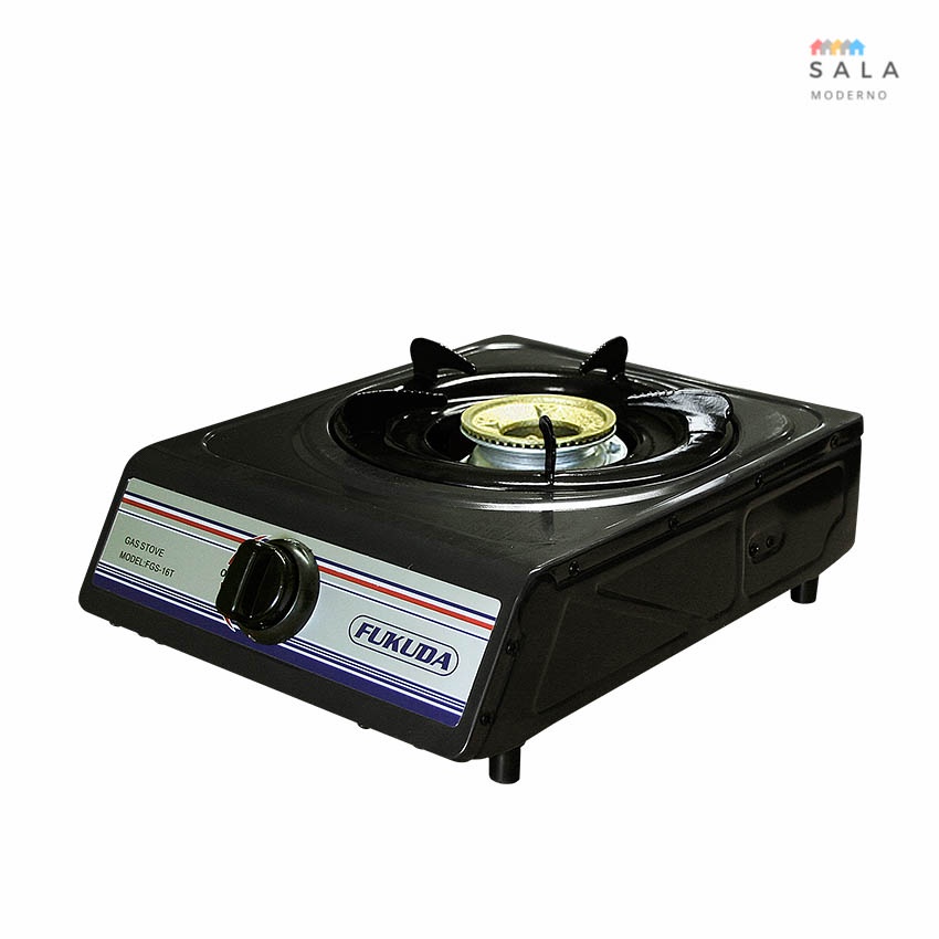 Fukuda Gas Stove Single Burner Teflon Coated with Auto Ignition FGS16T