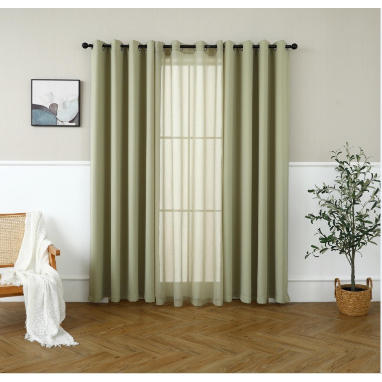 3 in 1 SET blockout curtains | Shopee Philippines