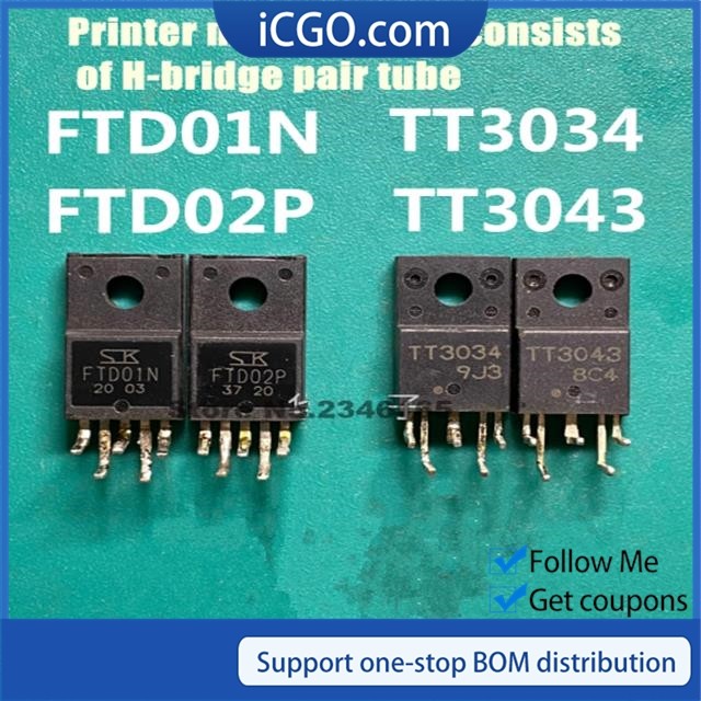 TT3034 + TT3043 FTD01N + FTD02P Printer motherboard consists of H ...