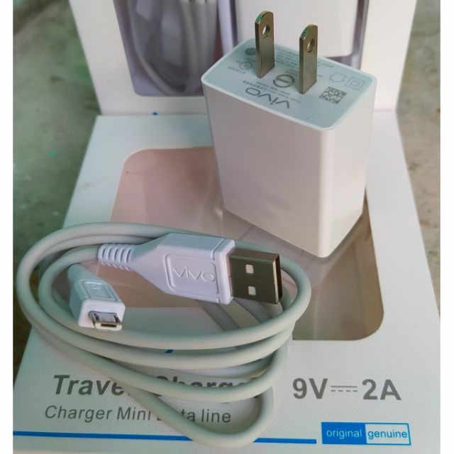 VIVO 5V/2A Charger w/ Micro USB Cable White (Actual Photo) Shopee Philippines