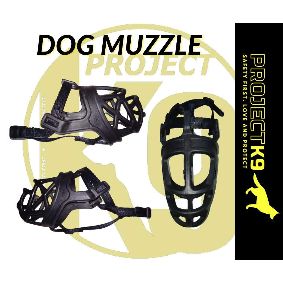 PROJECT K9 RUBBER MUZZLE FOR LARGE BREEDS | Shopee Philippines