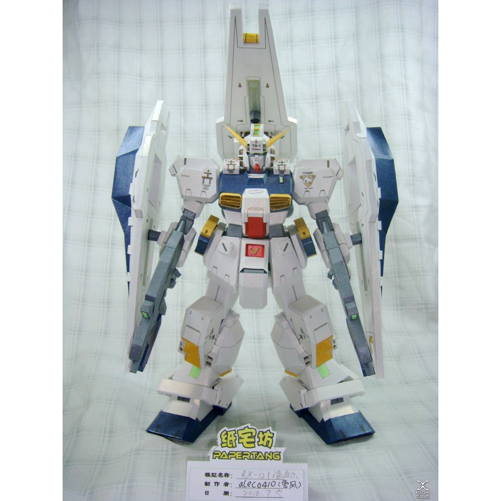 DIY Papercraft Gundam RX-121 TR-1 Hazel Ver 2 BC Paper 160gsm | Shopee ...