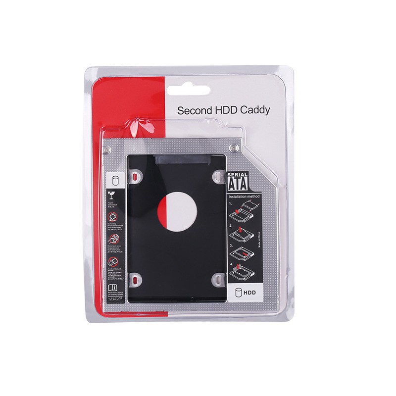 HDD Caddy inch SATA HDD SSD Hard Drive Caddy Adapter Drive  with Screwdriver