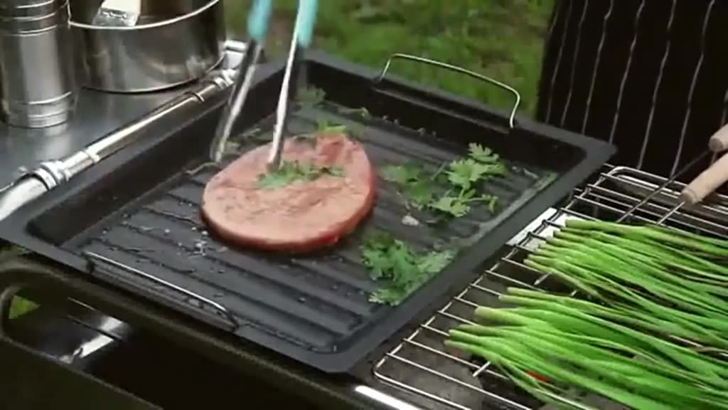 Ready Stock Celina Rectangle Shape Griddle Grill Frying Pan Kitchen ...