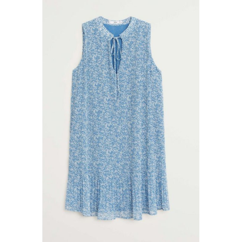 Mango pleated best sale floral dress