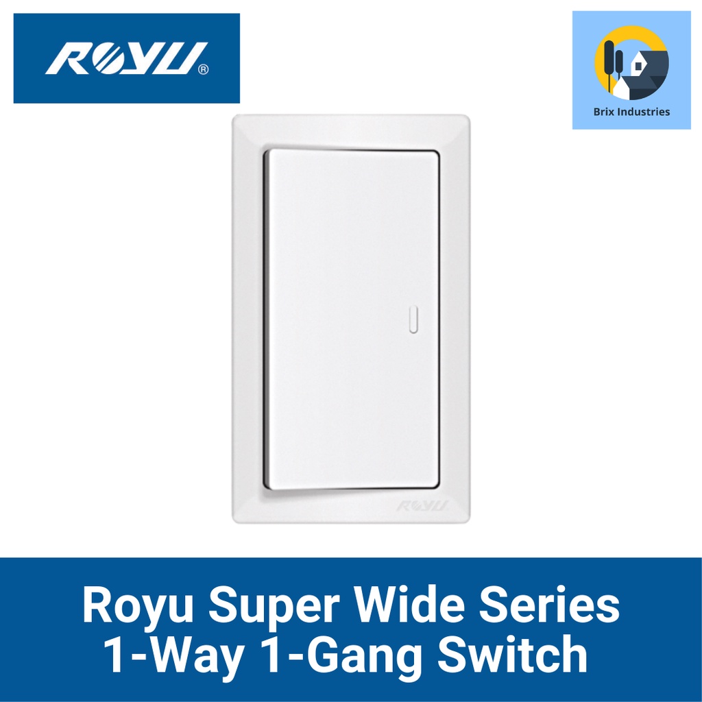 Royu Super Wide Series 1 Way Switch Set 1 2 3 Gang WS511 WS513 WS515 ...