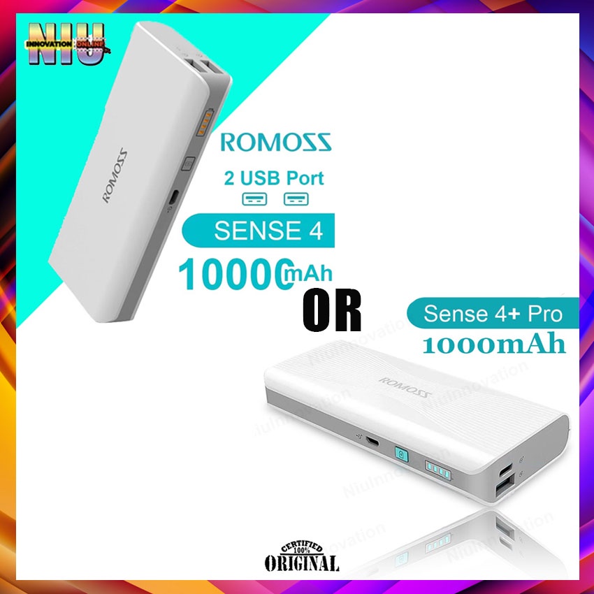 Variation Original Romoss Sense Mah Sense Pro Mah Type C Power Bank Telego