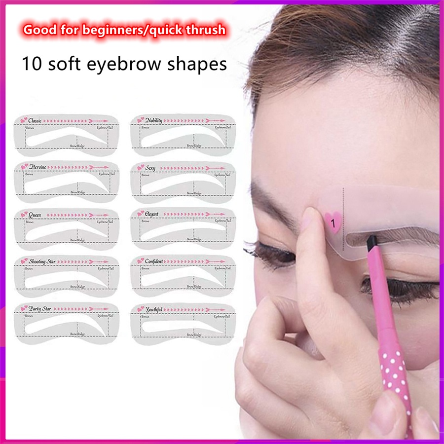 [ READY STOCK ] Eyebrow Template /eyebrow stamp /Eyebrow Card Eye Brow ...