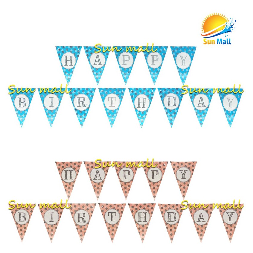Ghirlanda Festa 21esimo Compleanno Con Bandierine Rosa E Oro - Striscione Lungo 4 Metri Per Decorazioni Estere E Interne - 2