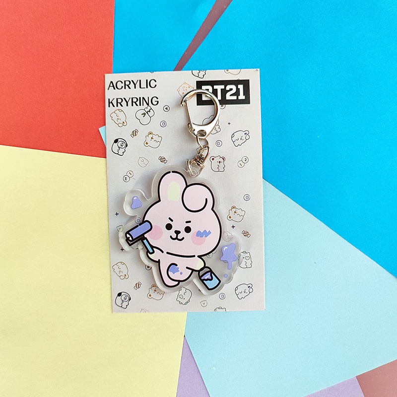 KPOP BT BOYS BOMB Bangtan Boys Keychain Cute Cartoon Bag Pendant ...