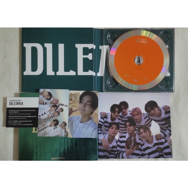 ENHYPEN DIMENSION: DILEMMA ESSENTIAL VER UNSEALED ( WITH PC) | Shopee ...