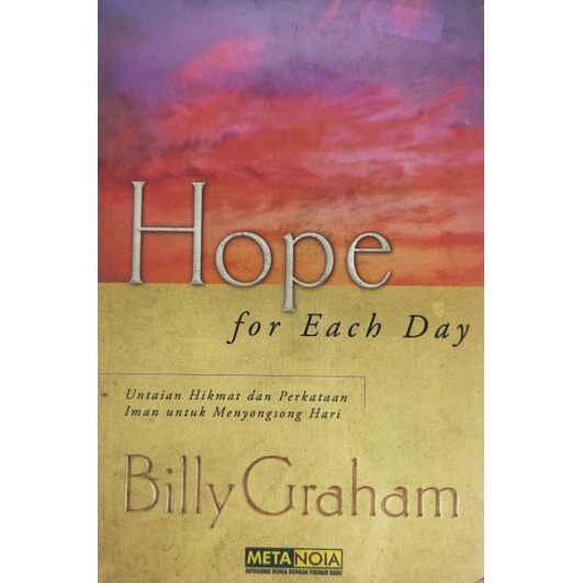 Billy Graham Hope for Each Day (Book) Shopee Philippines