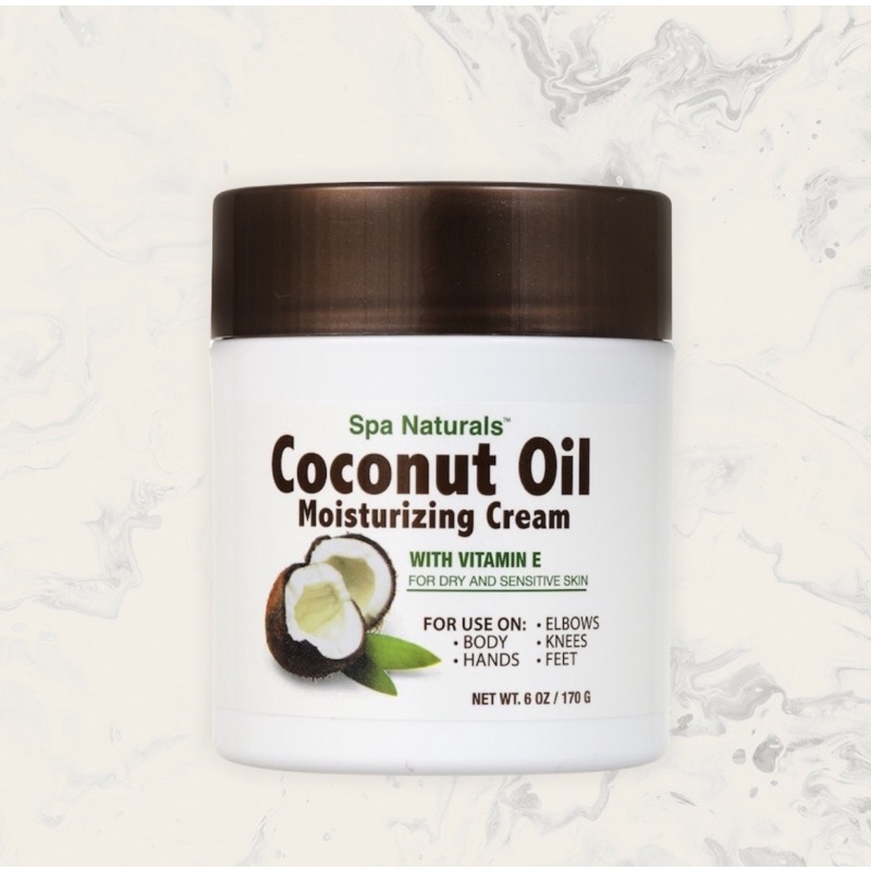 SPA Naturals Coconut Oil Moisturizing Cream with Vitamin E, 170g Shopee Philippines