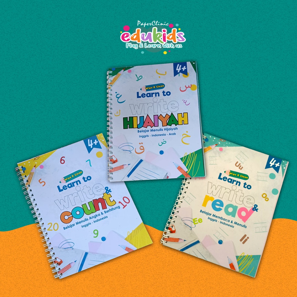 Children's book Learn To Write Letters Numbers wipe and clean magic ...