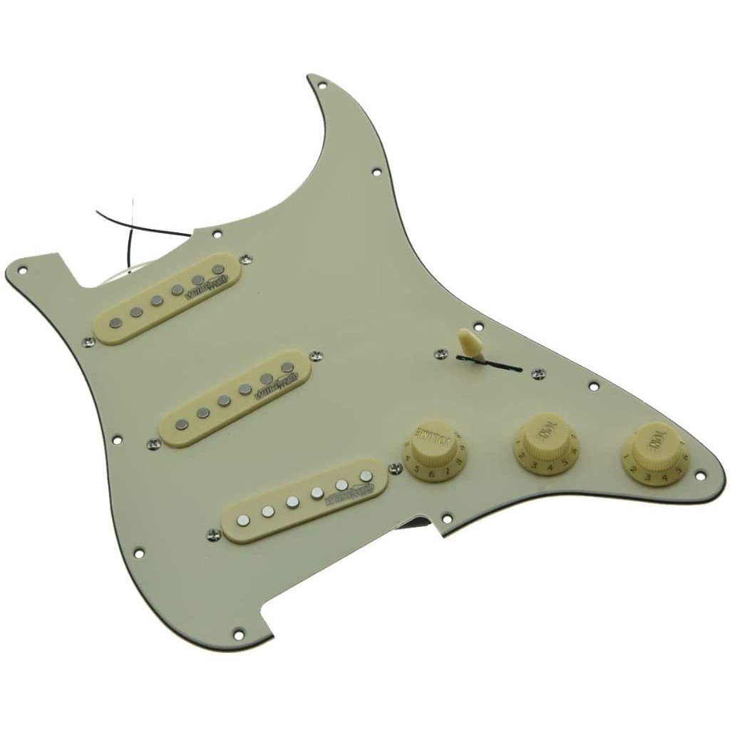 Pickup Wilkinson Stratocaster Pickup Wilkinson Per Stratocaster - Set Bobina Singola Con Magnetismo In Ceramica, Colore Nero Bobina Singola Chitarra - Foto 8