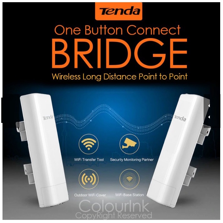 TENDA Tent O3 Outdoor Cpe 5KM Outdoor Point To Point Wall Killer ...