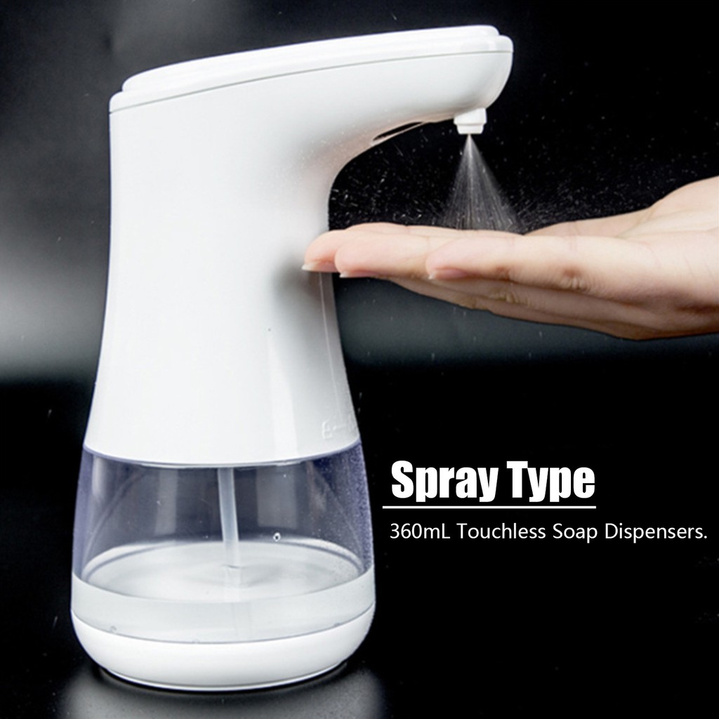 360ml Automatic Soap Alcohol Hands Free Sensor IR Spray Type ...