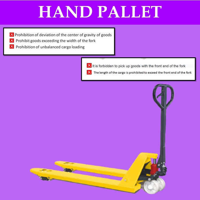 2T 3T Hand Pallet Truck White Nylon Wheel Red Rubber Wheel Hydraulic