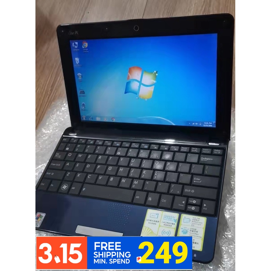Asus laptop netbook original 100 super smooth windows 7 160GB/250GB