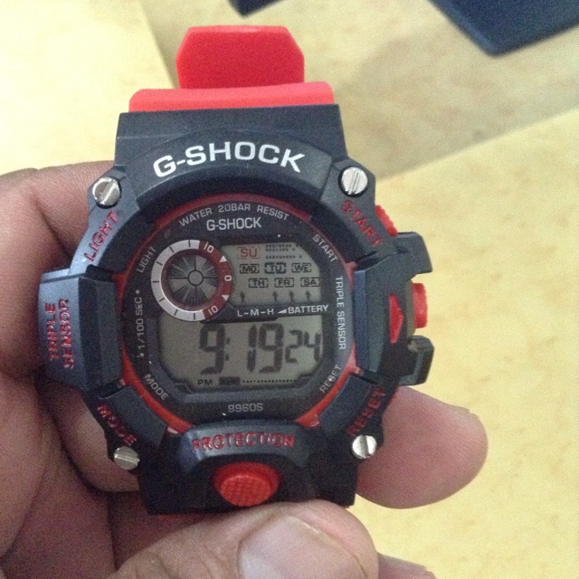 G shock watches discount for men red