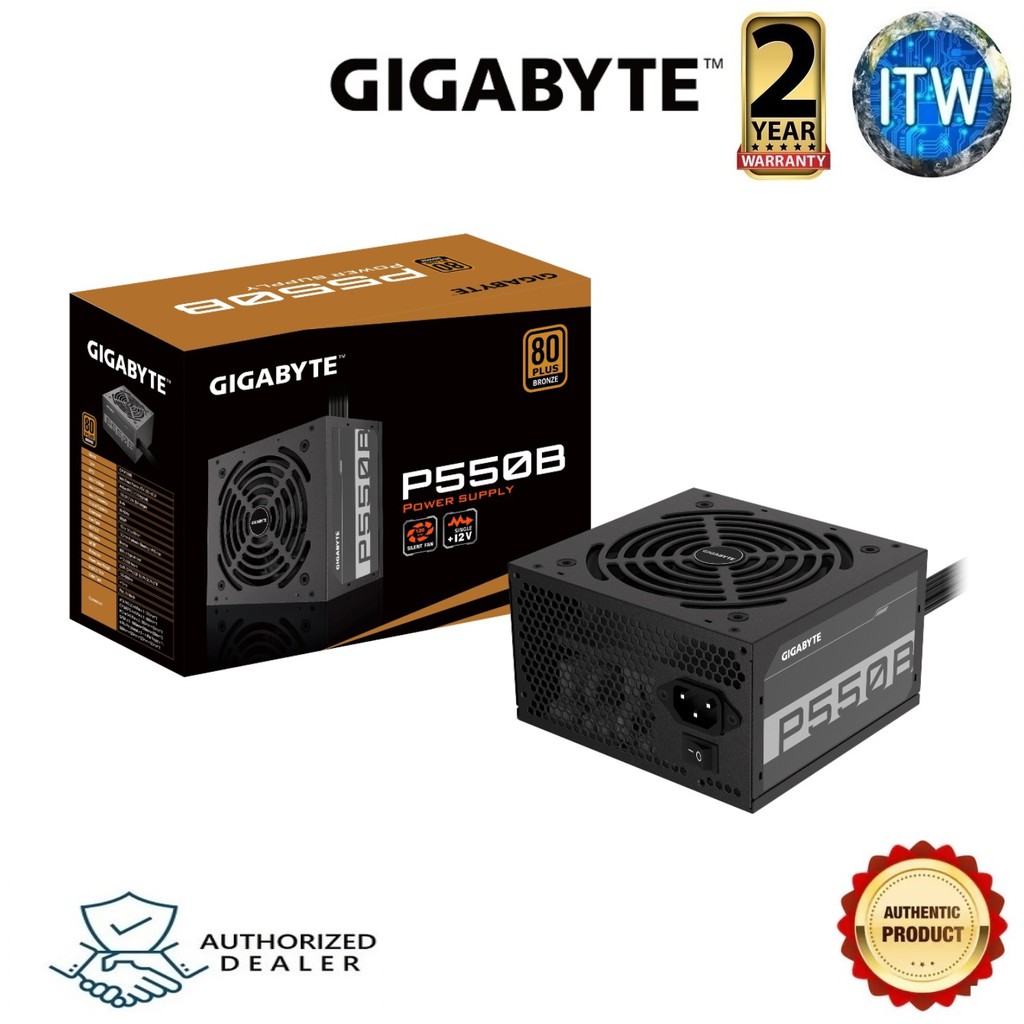 GIGABYTE P550B 550W 80 Plus Bronze Power Supply Unit | Shopee Philippines