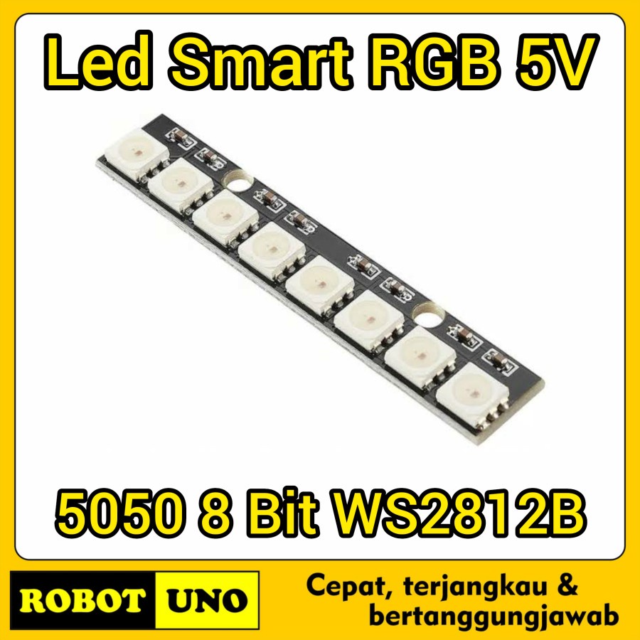 8 BIT WS2812B 5050 RGB LED Driver Board Full Color 5V Arduino WS2812B