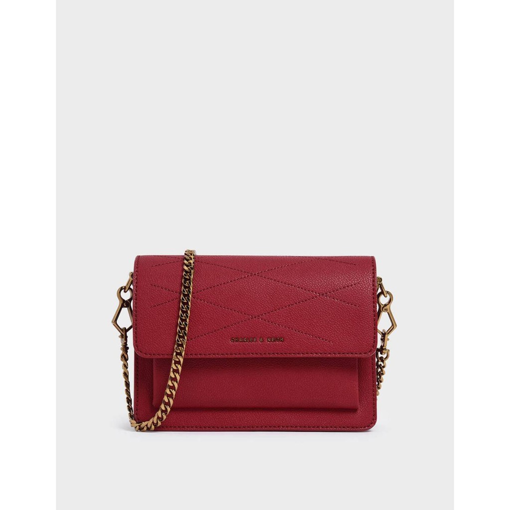 Top stitch detail deals crossbody bag