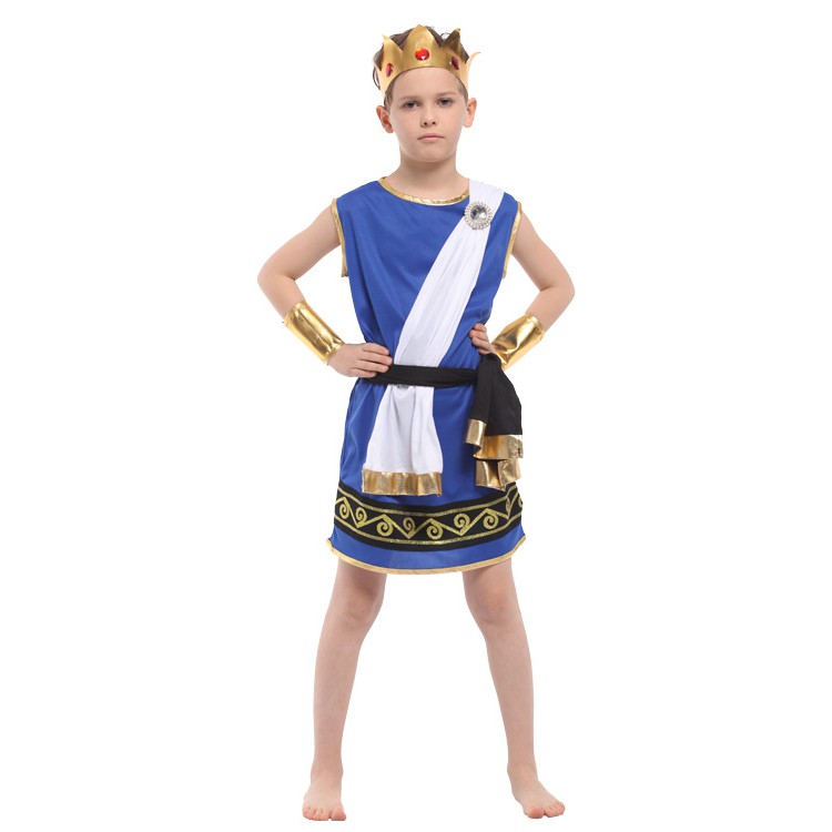 United Nations Greece Boy Greek God Zeus Costume for Kids Mythology ...