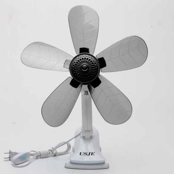 5 Blends Fan Home Electric Fan W Clip Clover Fan Anti Heat Portable